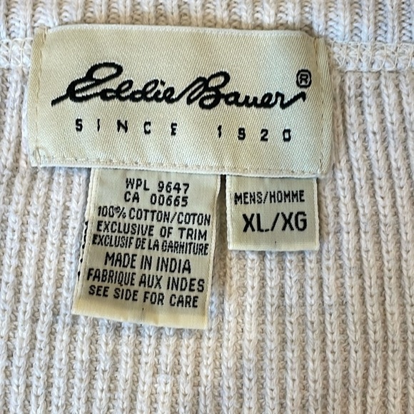 Vintage Eddie Bauer Cotton Relaxed Sweater - Picture 5 of 11